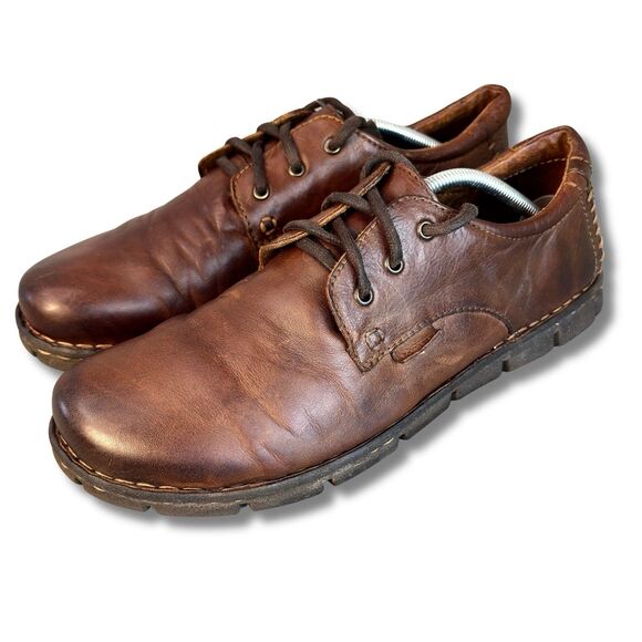 Born Soledad Men\'s Shoes Size 12 M/W WIDE Brown Leather Lace Up Oxfords Casual main image 13